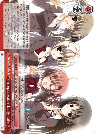 Irreplaceable Daily Life (65070) [Fab/W65] - Weiss Schwarz Single