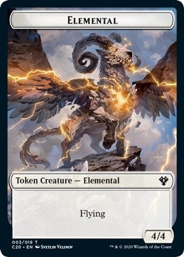 Elemental (003) // Soldier Double-sided Token (0) [C20] - MTG Single