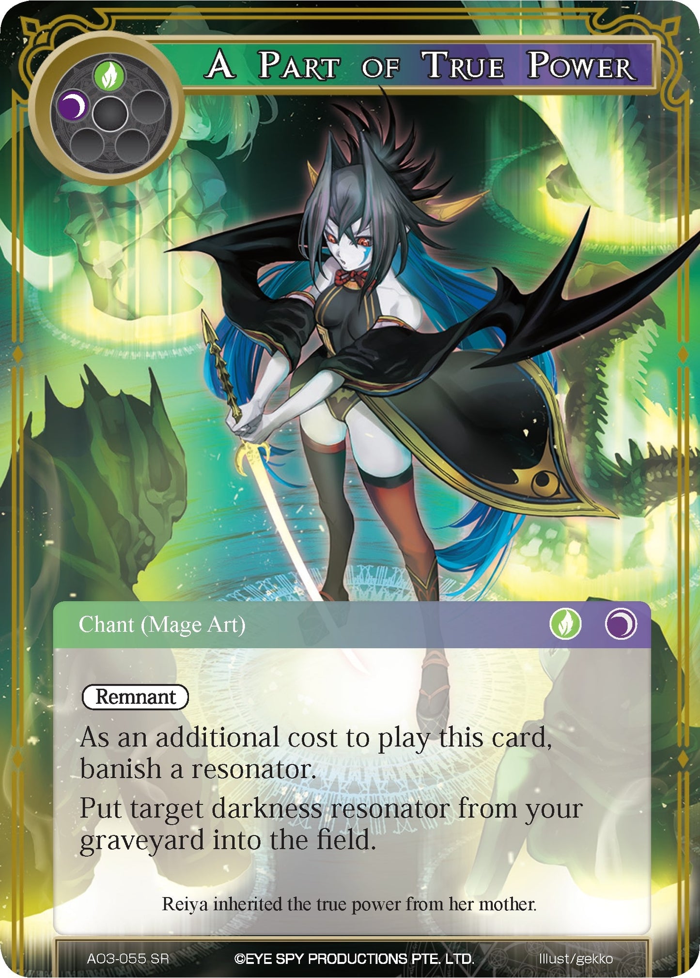 A Part of True Power (3055) [AO3] - Force of Will Single