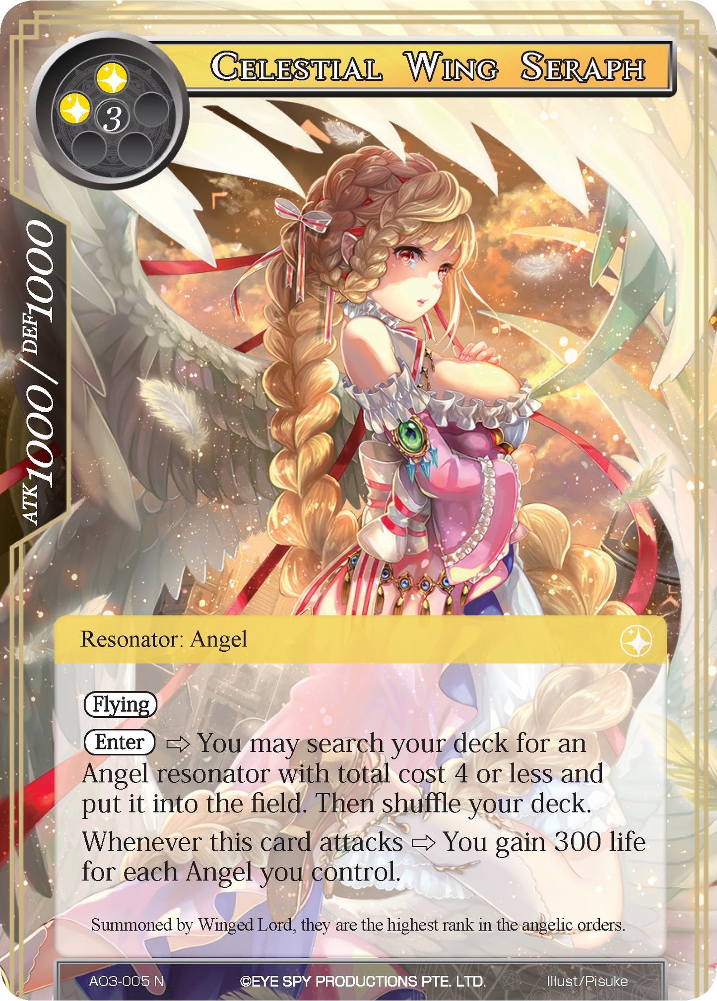 Celestial Wing Seraph (3005) [AO3] - Force of Will Single