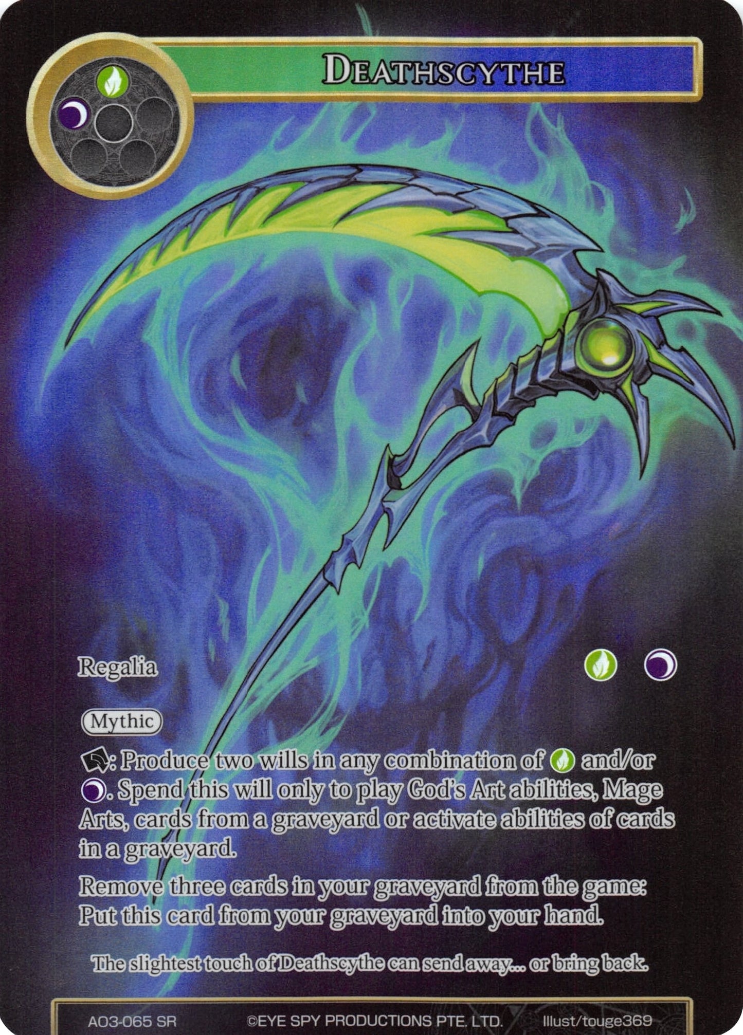 Deathscythe (Full Art) (3065) [AO3] - Force of Will Single