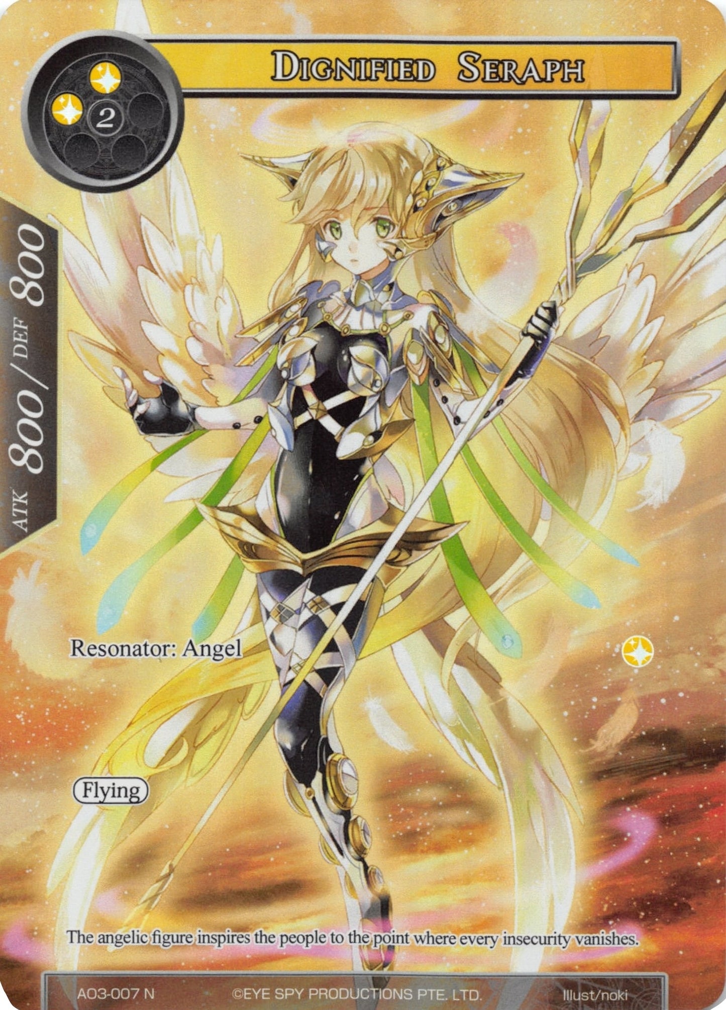 Dignified Seraph (Full Art) (3007) [AO3] - Force of Will Single