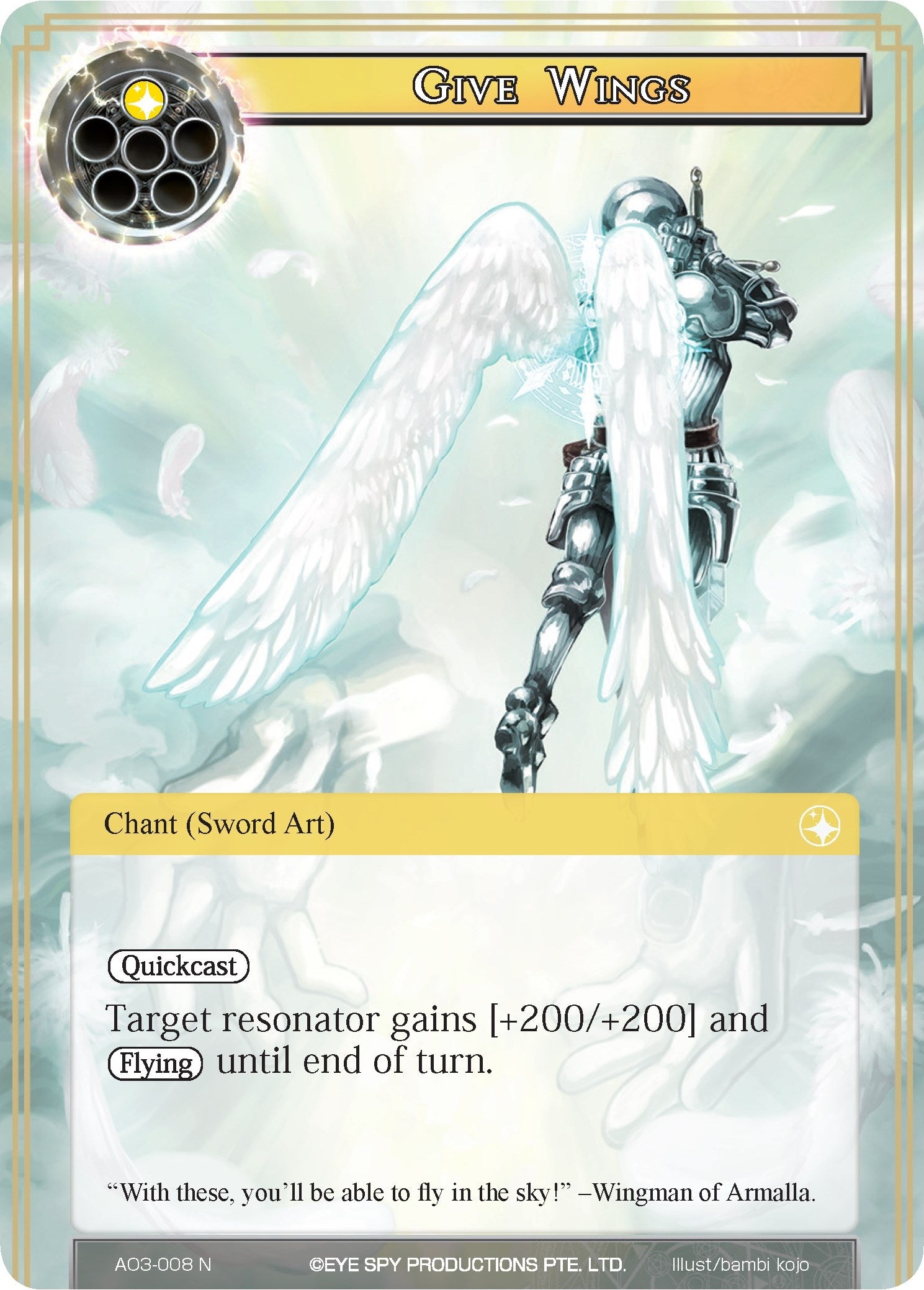 Give Wings (3008) [AO3] - Force of Will Single