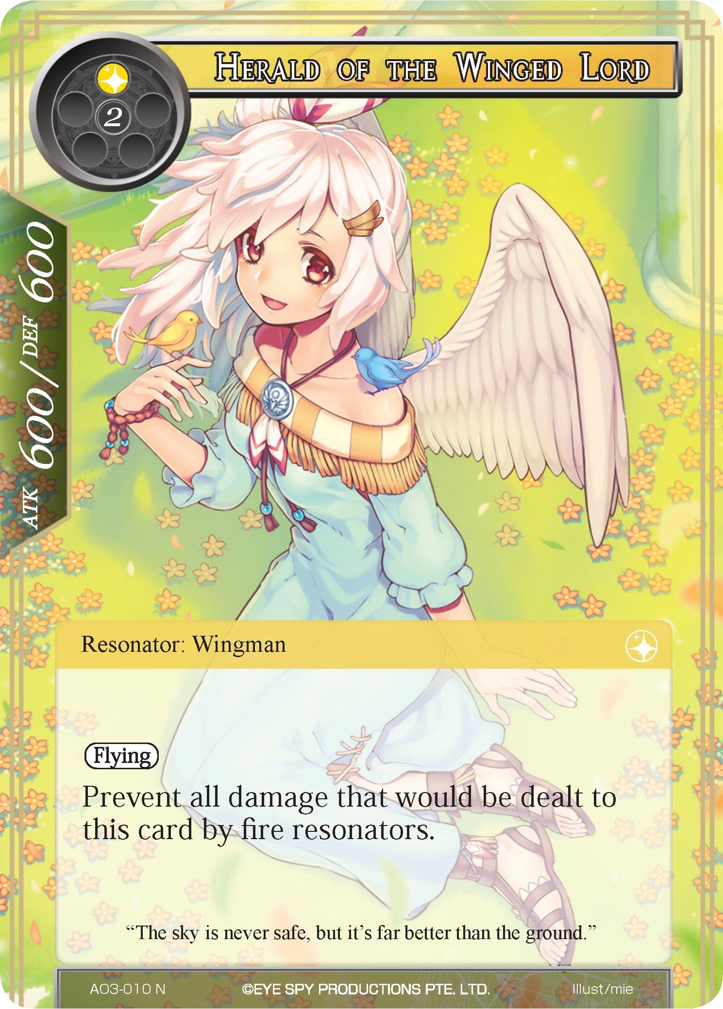 Herald of the Winged Lord (3010) [AO3] - Force of Will Single