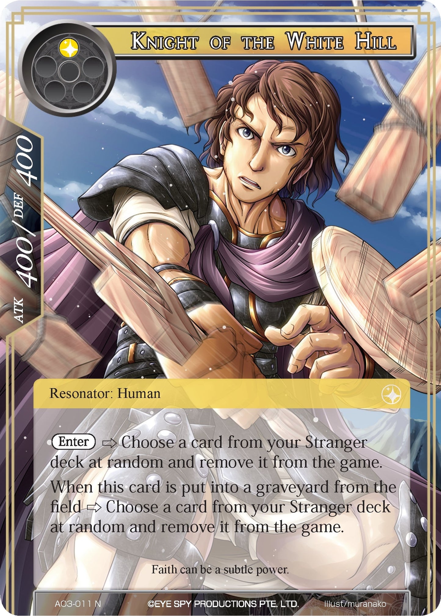 Knight of the White Hill (3011) [AO3] - Force of Will Single
