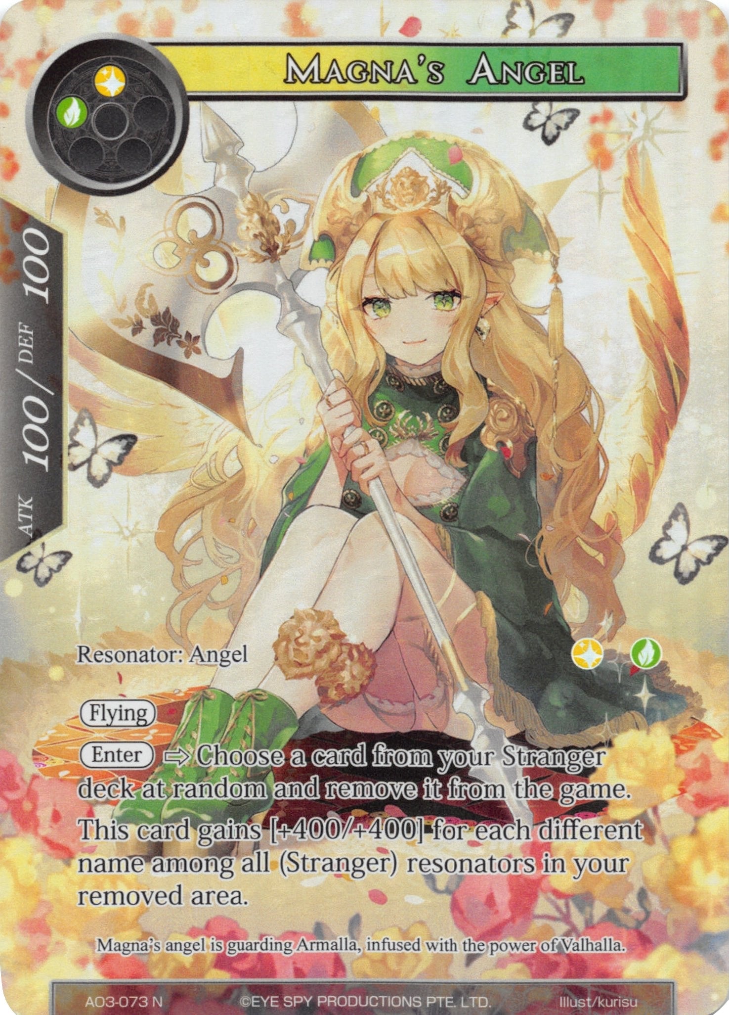 Magna’s Angel (Full Art) (3073) [AO3] - Force of Will Single