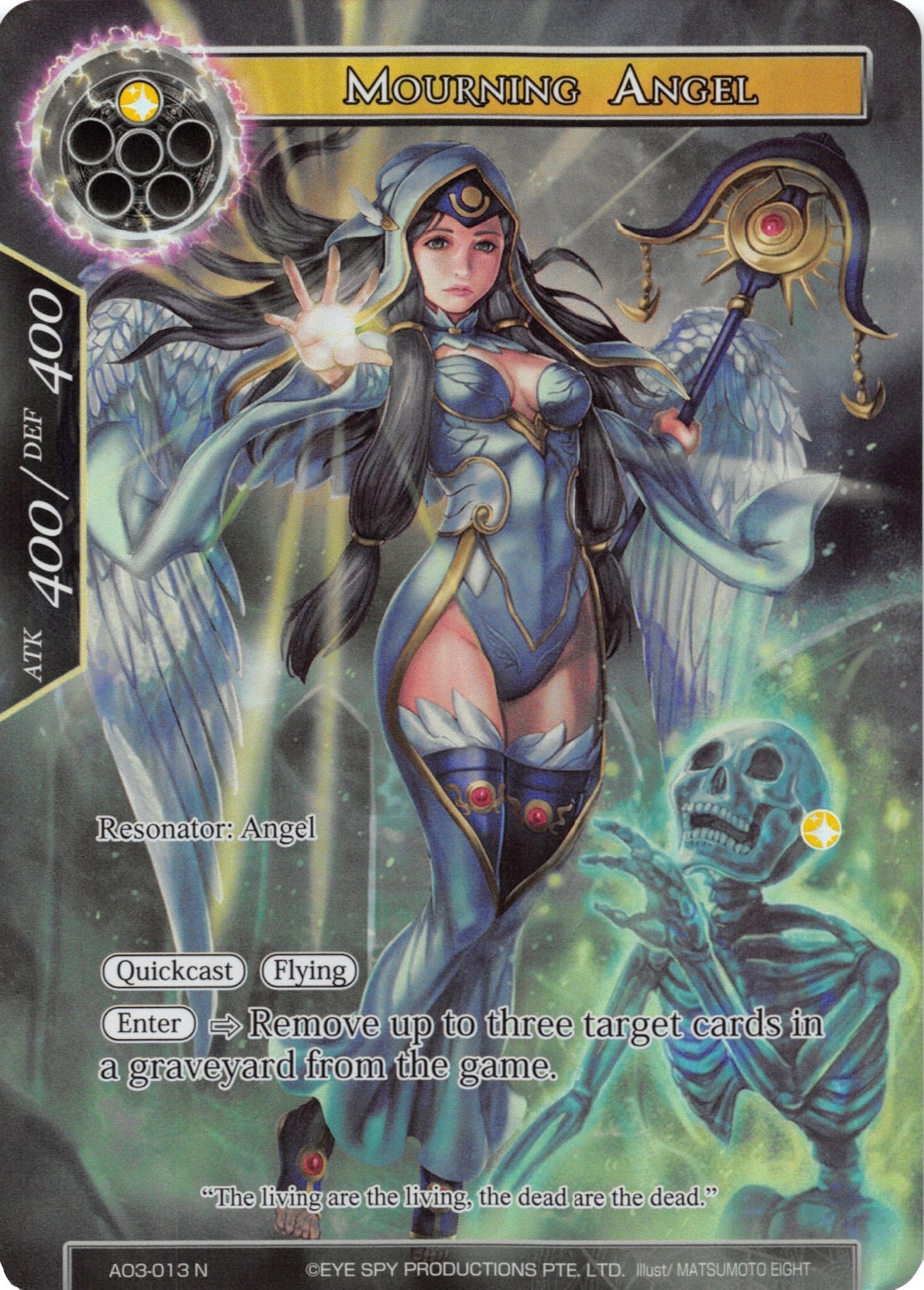 Mourning Angel (Full Art) (3013) [AO3] - Force of Will Single