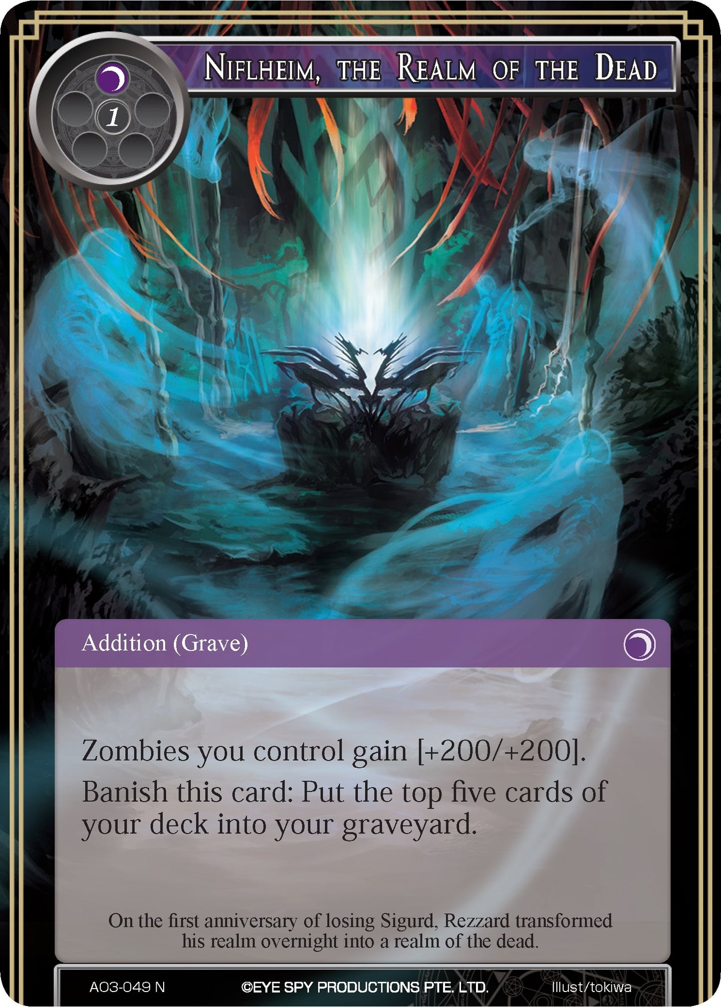 Niflheim the Realm of the Dead (3049) [AO3] - Force of Will Single
