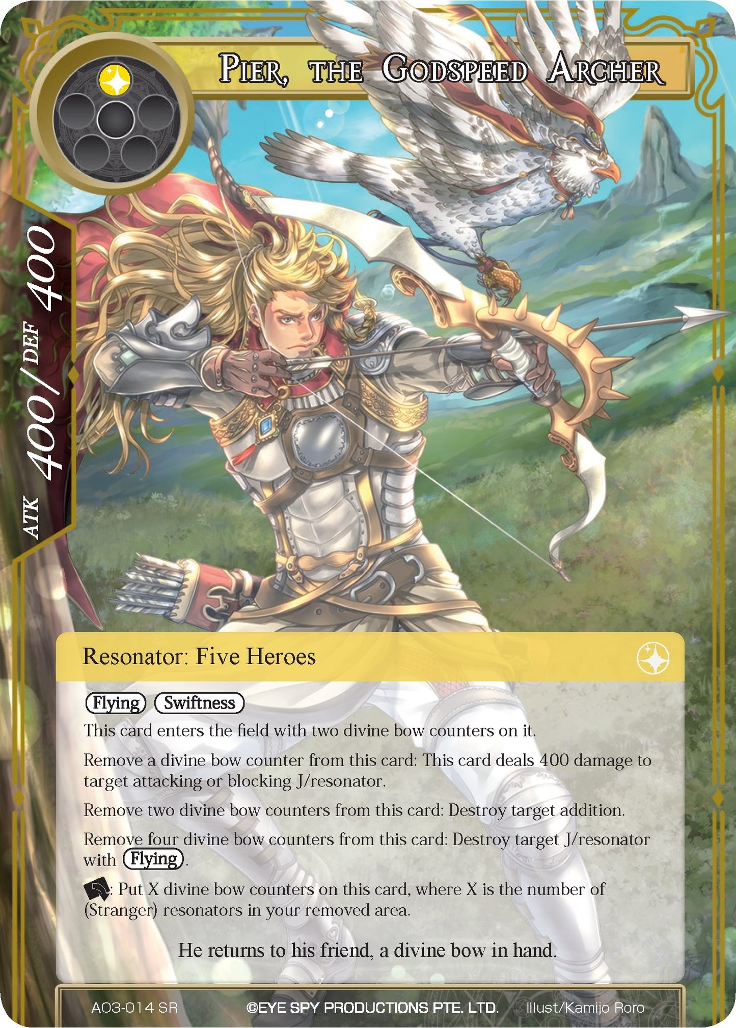 Pier the Godspeed Archer (3014) [AO3] - Force of Will Single