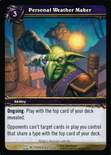Personal Weather Maker - WoW Sealed