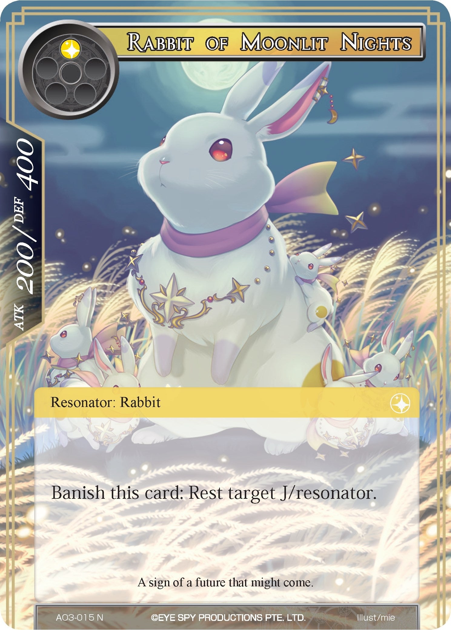 Rabbit of Moonlit Nights (3015) [AO3] - Force of Will Single