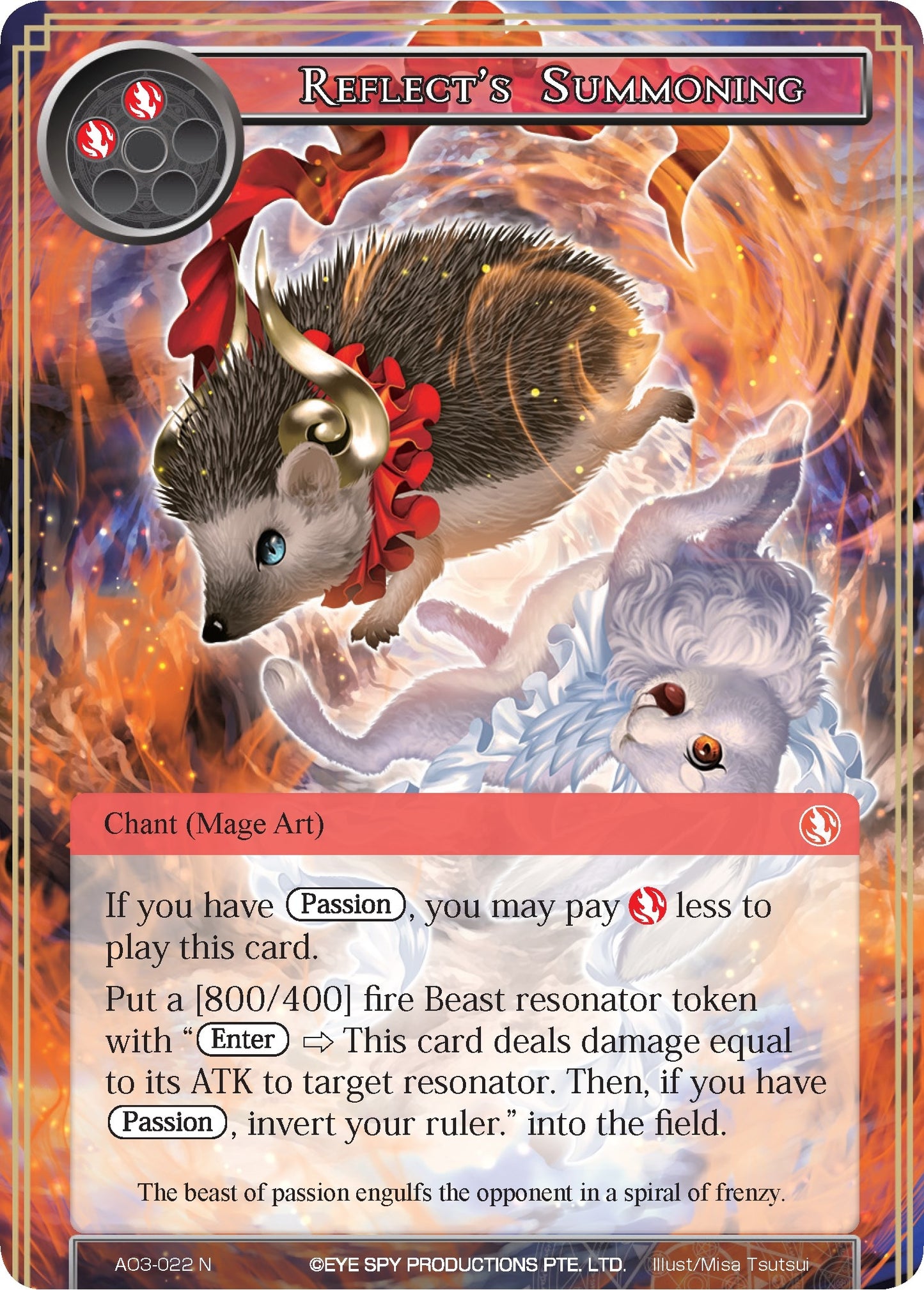 Reflect’s Summoning (3022) [AO3] - Force of Will Single