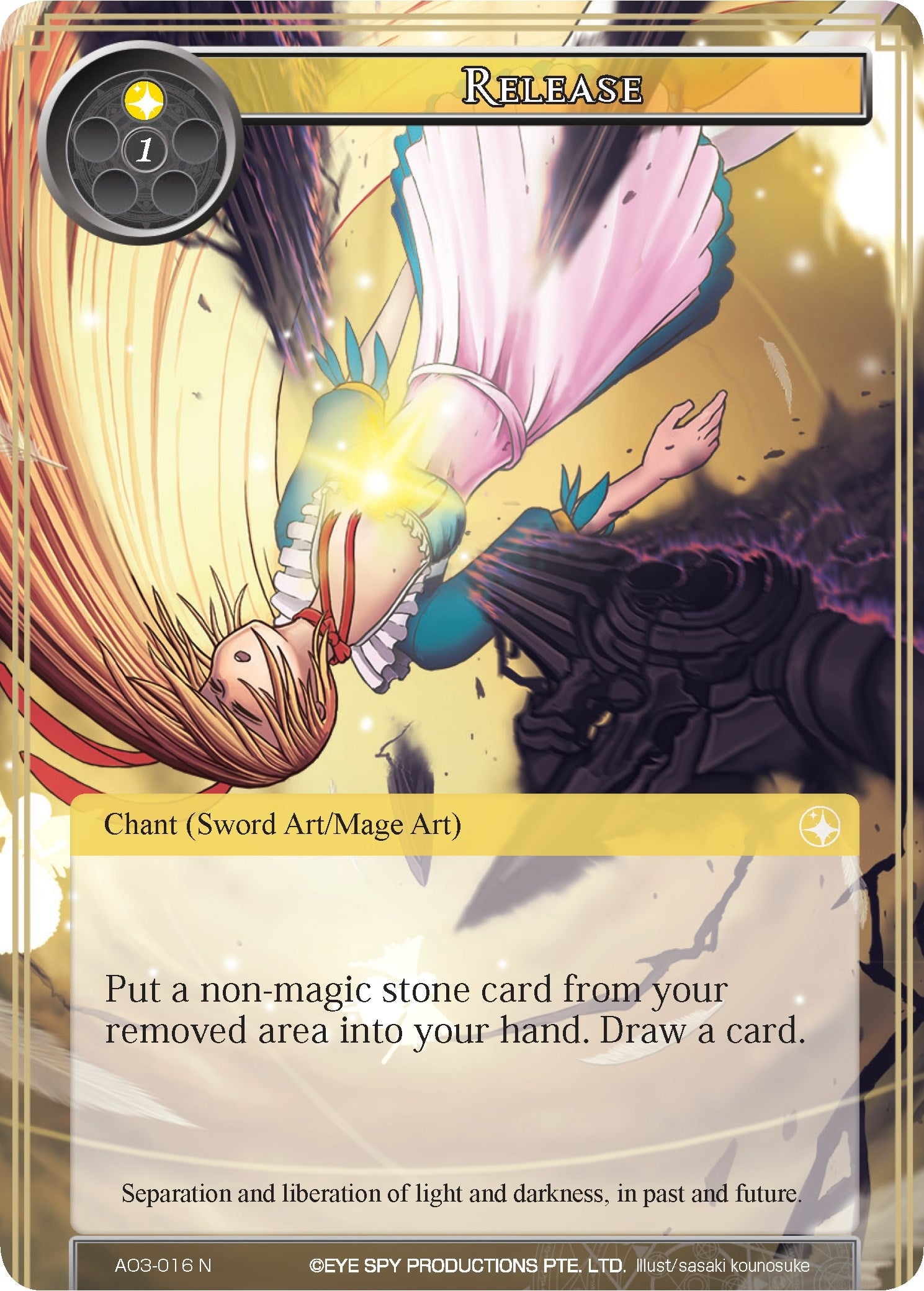 Release (3016) [AO3] - Force of Will Single