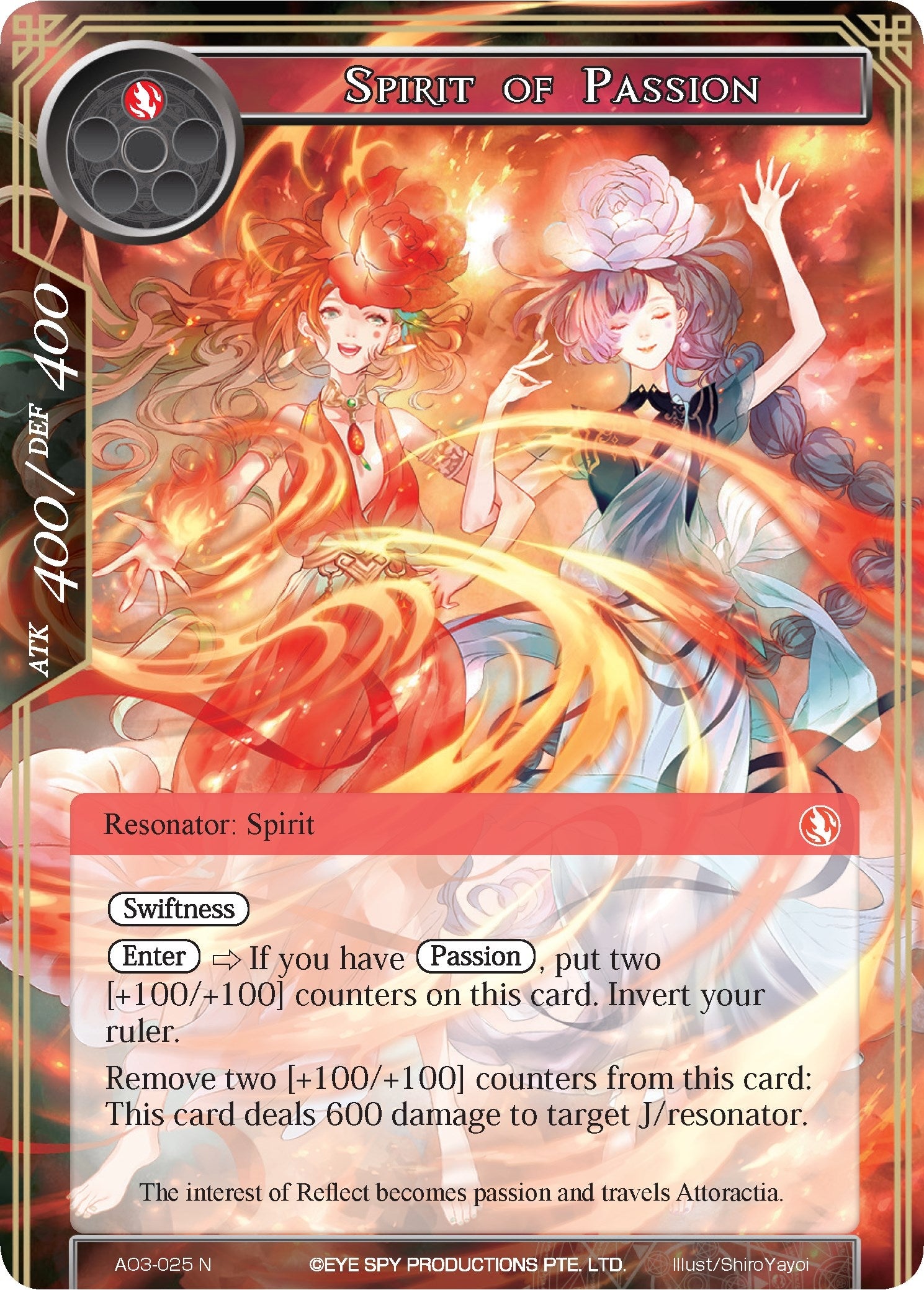 Spirit of Passion (3025) [AO3] - Force of Will Single