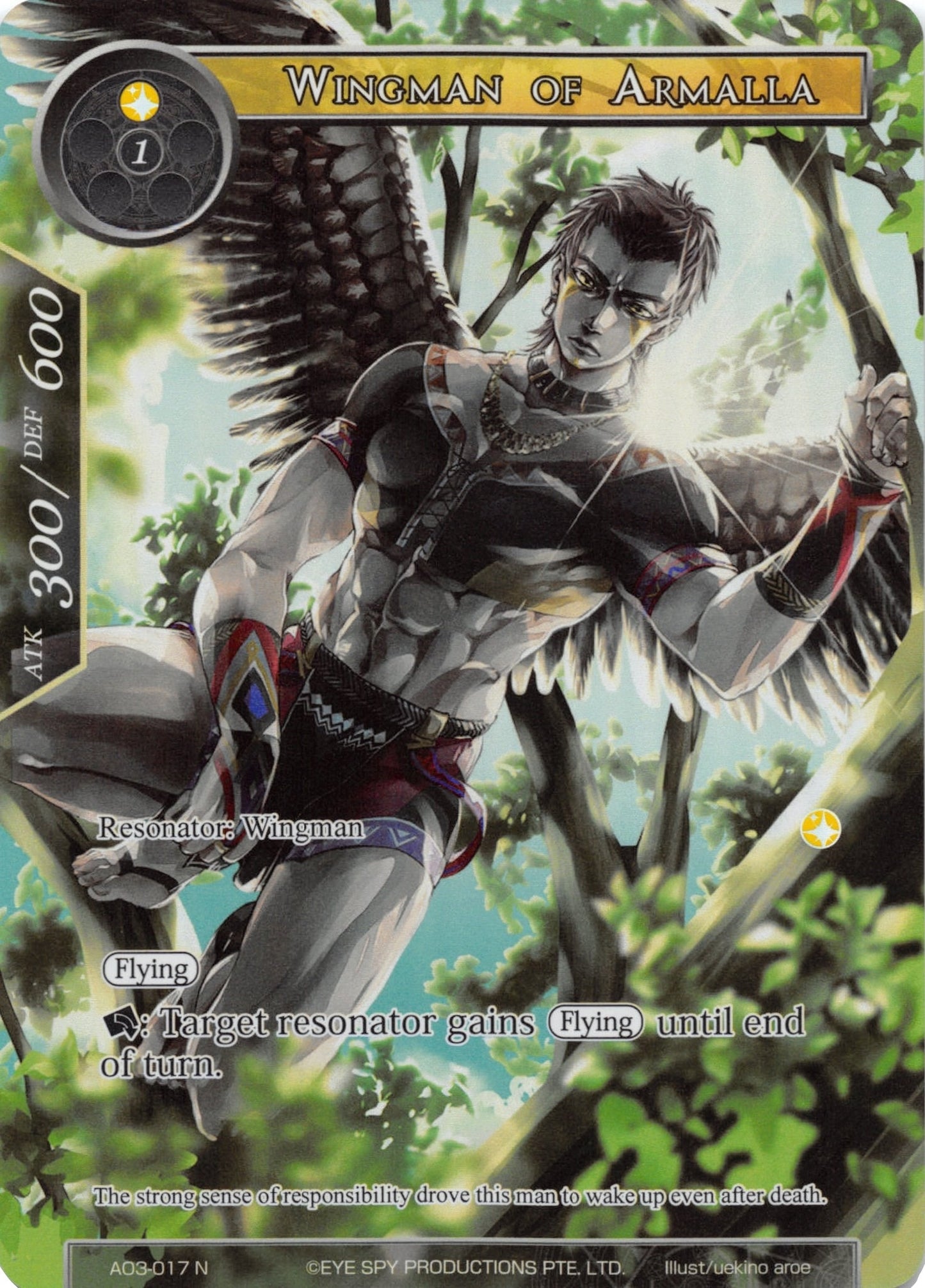 Wingman of Armalla (Full Art) (3017) [AO3] - Force of Will Single