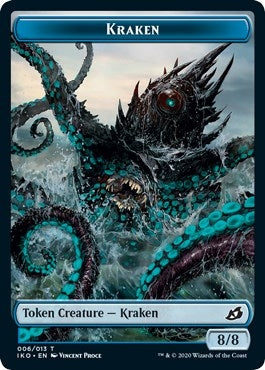 Kraken // Elemental (010) Double-sided Token (0) [C20] - MTG Single