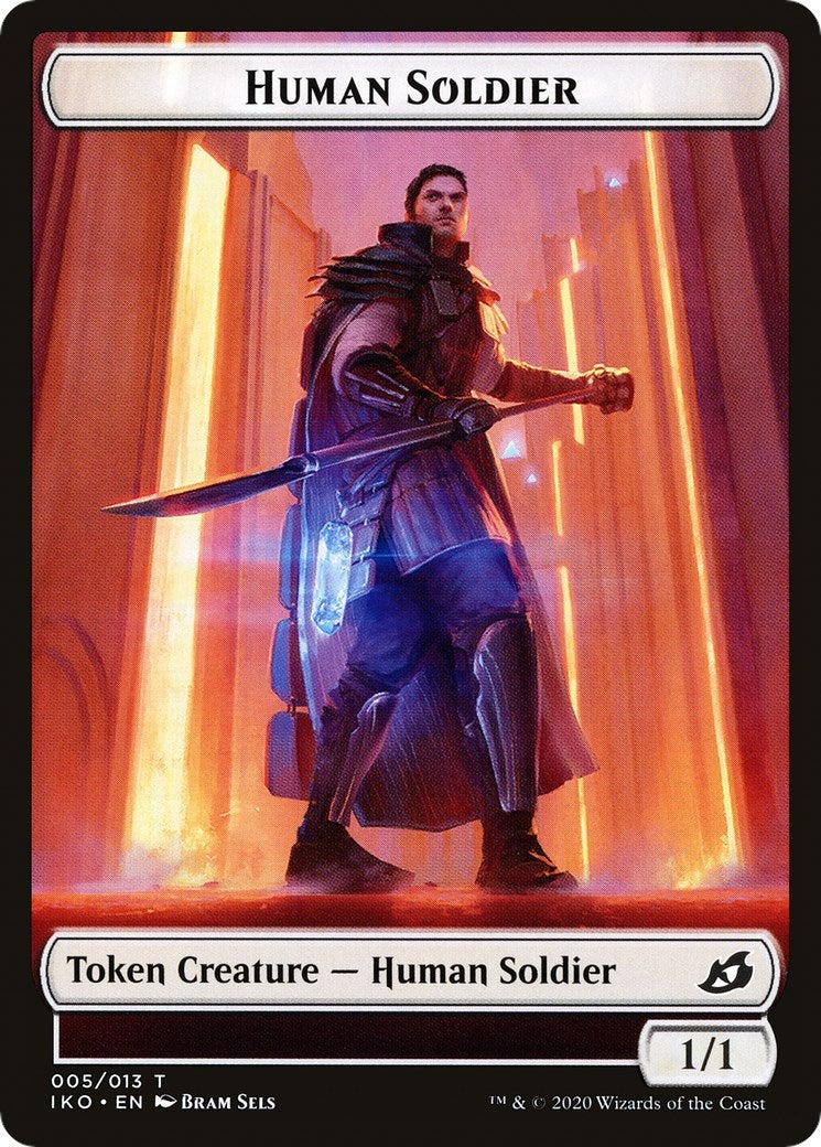 Human Soldier (005) // Drake Double-sided Token (0) [C20] - MTG Single