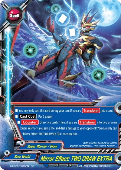 Mirror Effect: TWO DRAW EXTRA (50015) [S-UB05] - Future Card BuddyFight Single