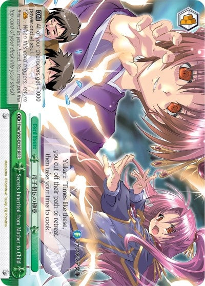 Secrets Inherited from Mother to Child (RRR) (65039) [Fab/W65] - Weiss Schwarz Single