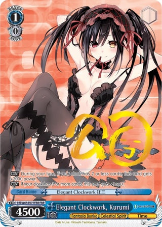 Elegant Clockwork Kurumi (FBR) (65077) [Fab/W65] - Weiss Schwarz Single