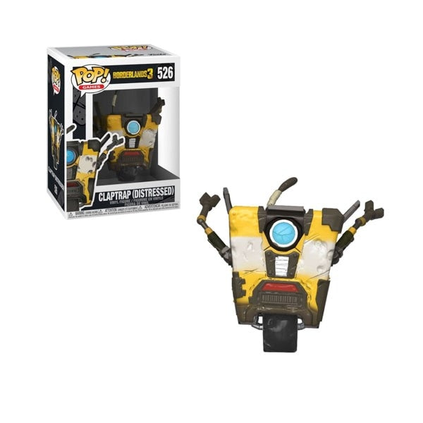 Borderlands 3: Claptrap (Distressed) (526) [POP!] - Funko Sealed