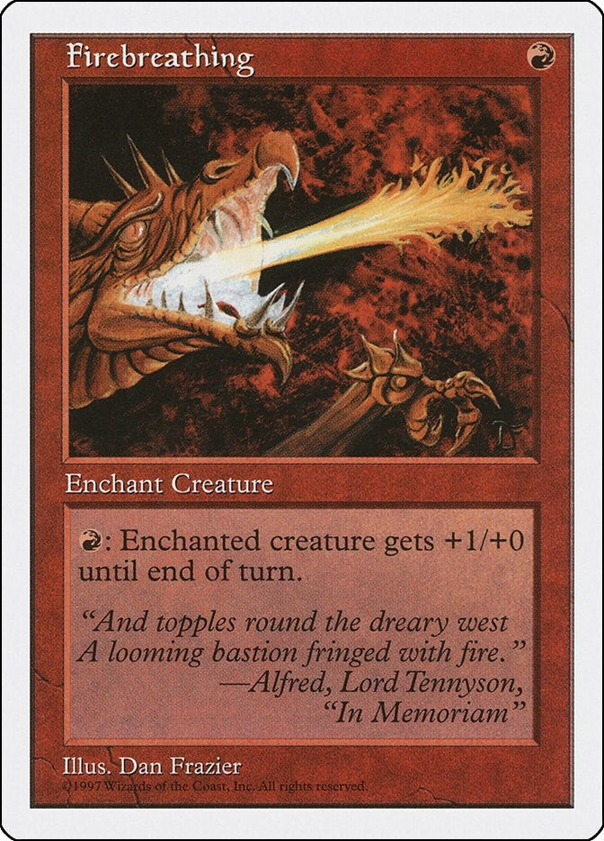 Firebreathing [5ED] - MTG Single