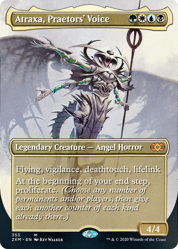 Atraxa Praetors’ Voice (Borderless) (353) [2XM] - MTG Single