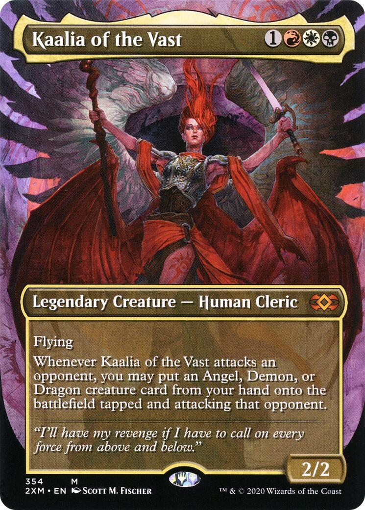 Kaalia of the Vast (Borderless) (354) [2XM] - MTG Single