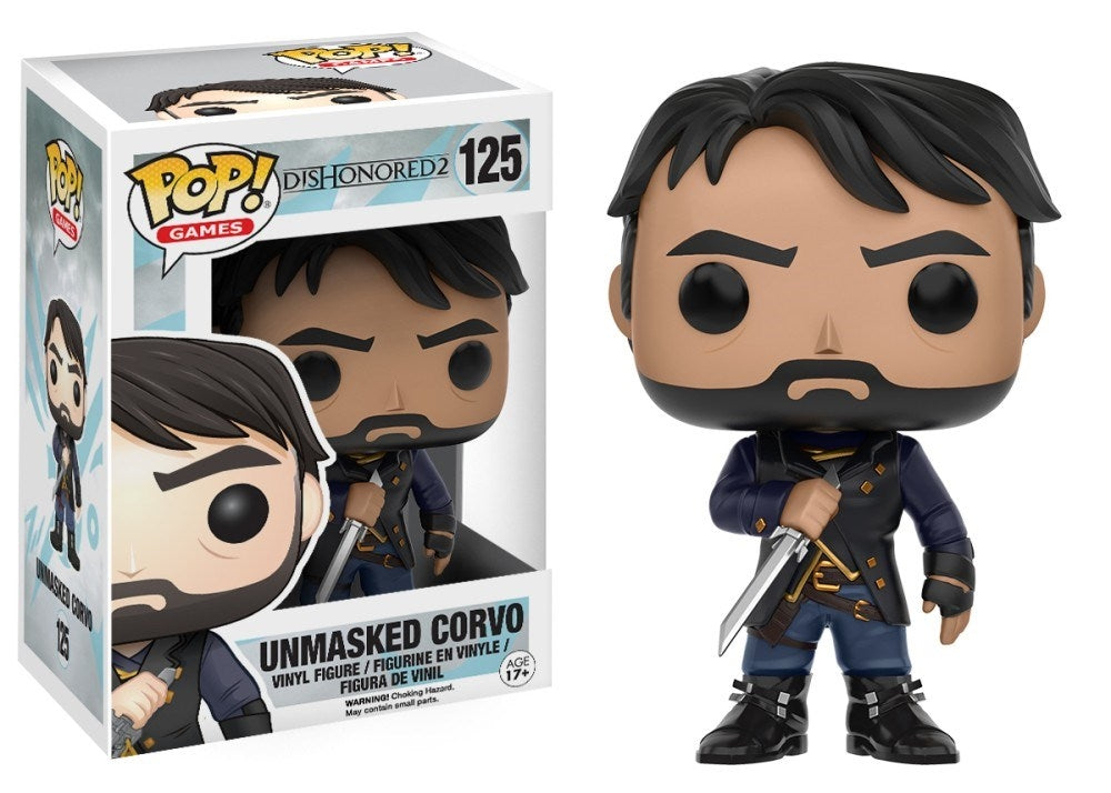 Dishonored 2: Unmasked Corvo (125) [POP!] - Funko Sealed
