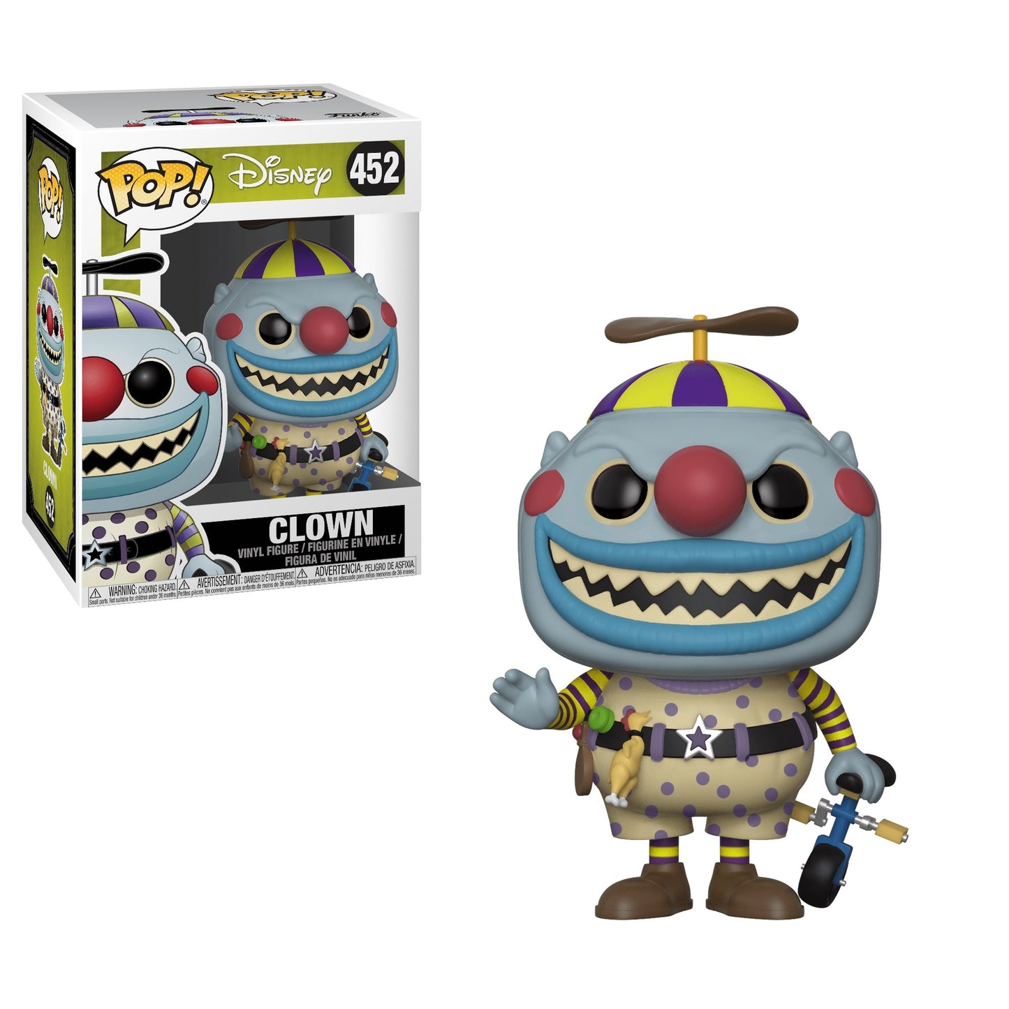 The Nightmare Before Christmas: Clown (452) [POP!] - Funko Sealed