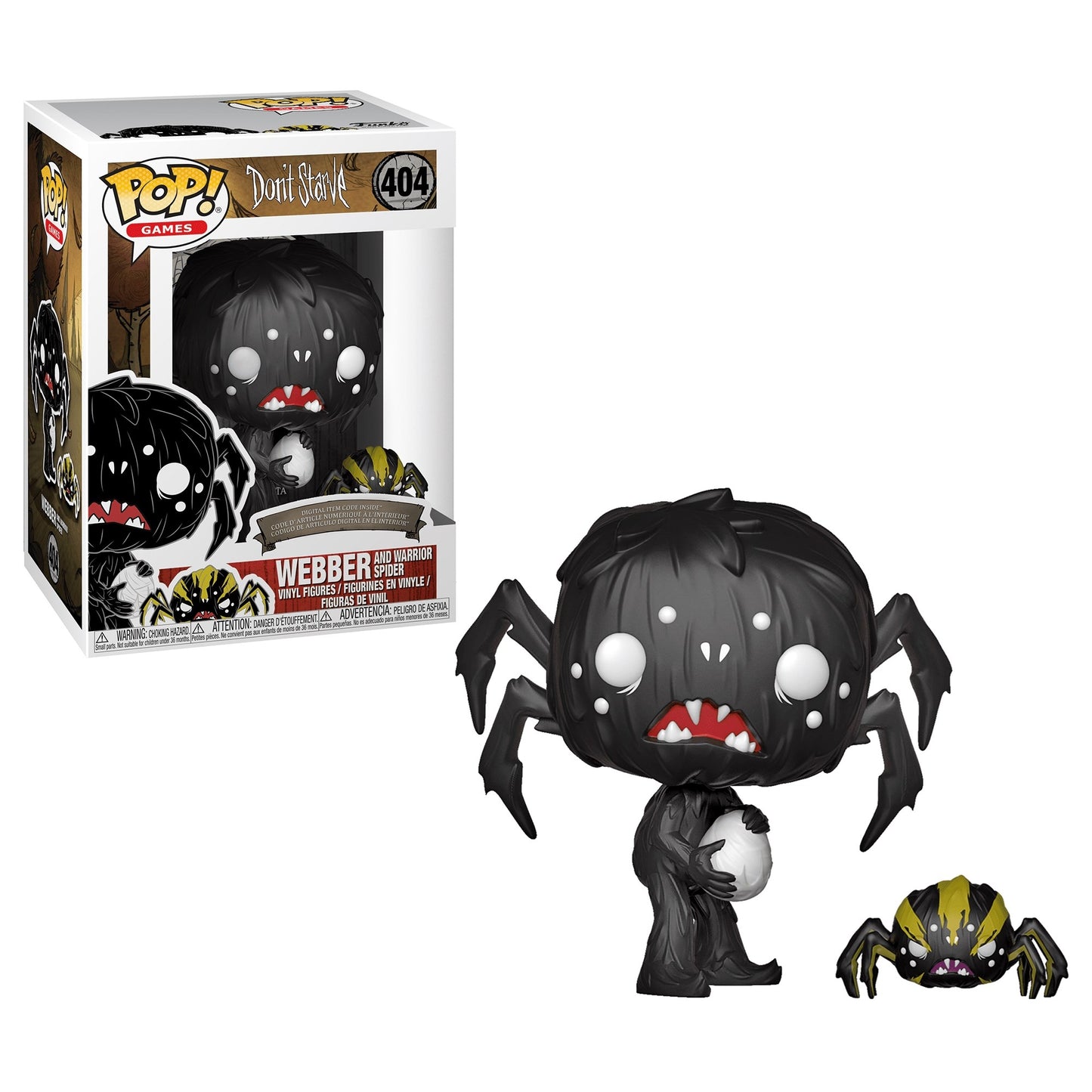 Don’t Starve: Webber and Warrior Spider (404) [POP!] - Funko Sealed