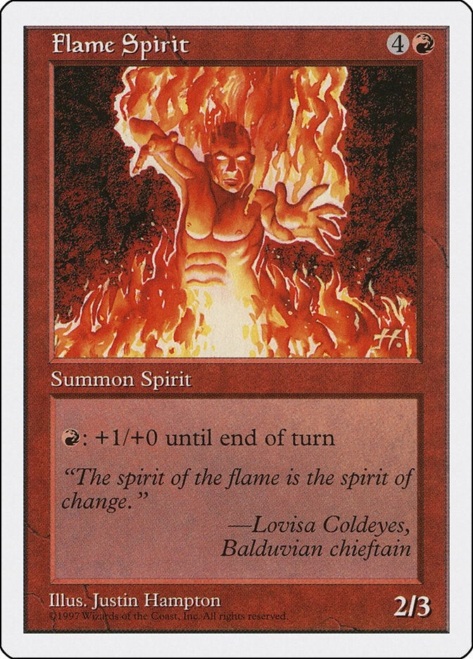 Flame Spirit [5ED] - MTG Single
