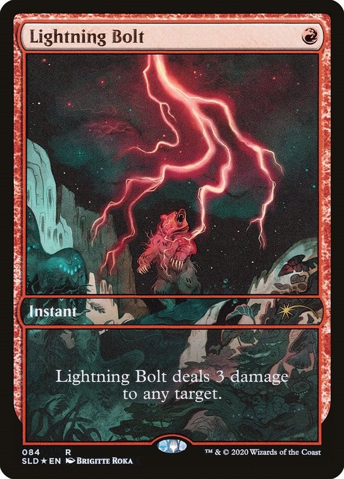 Lightning Bolt (084) (84) [SLD] - MTG Single