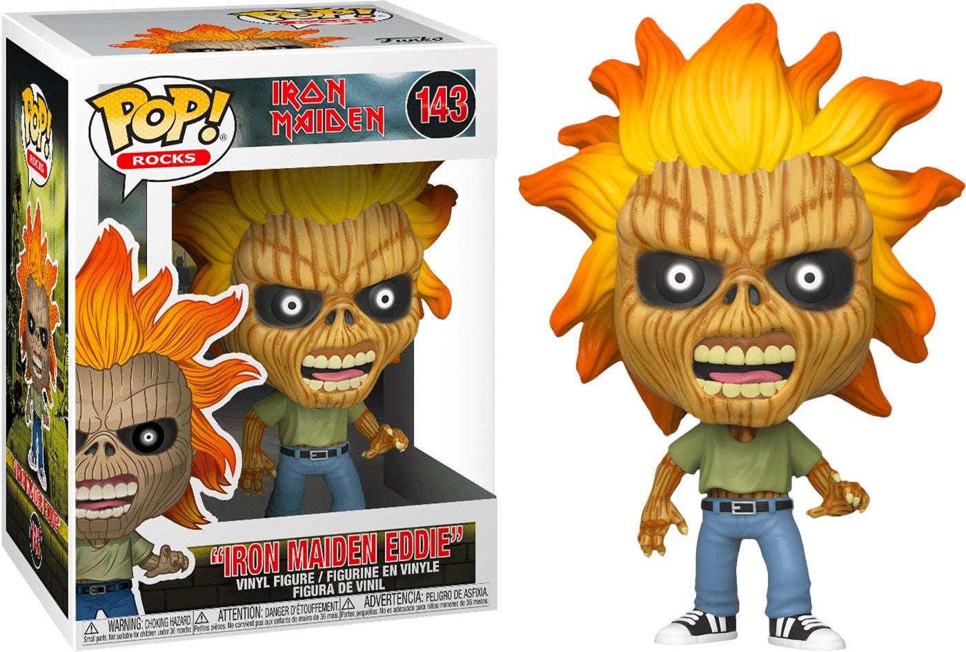 Iron Maiden: Iron Maiden Eddie (143) [POP!] - Funko Sealed