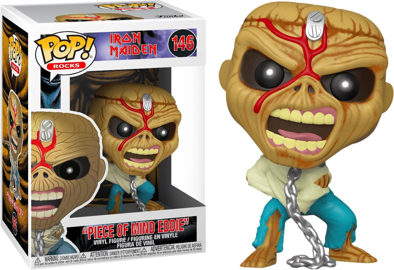 Iron Maiden: Piece of Mind Eddie (146) [POP!] - Funko Sealed