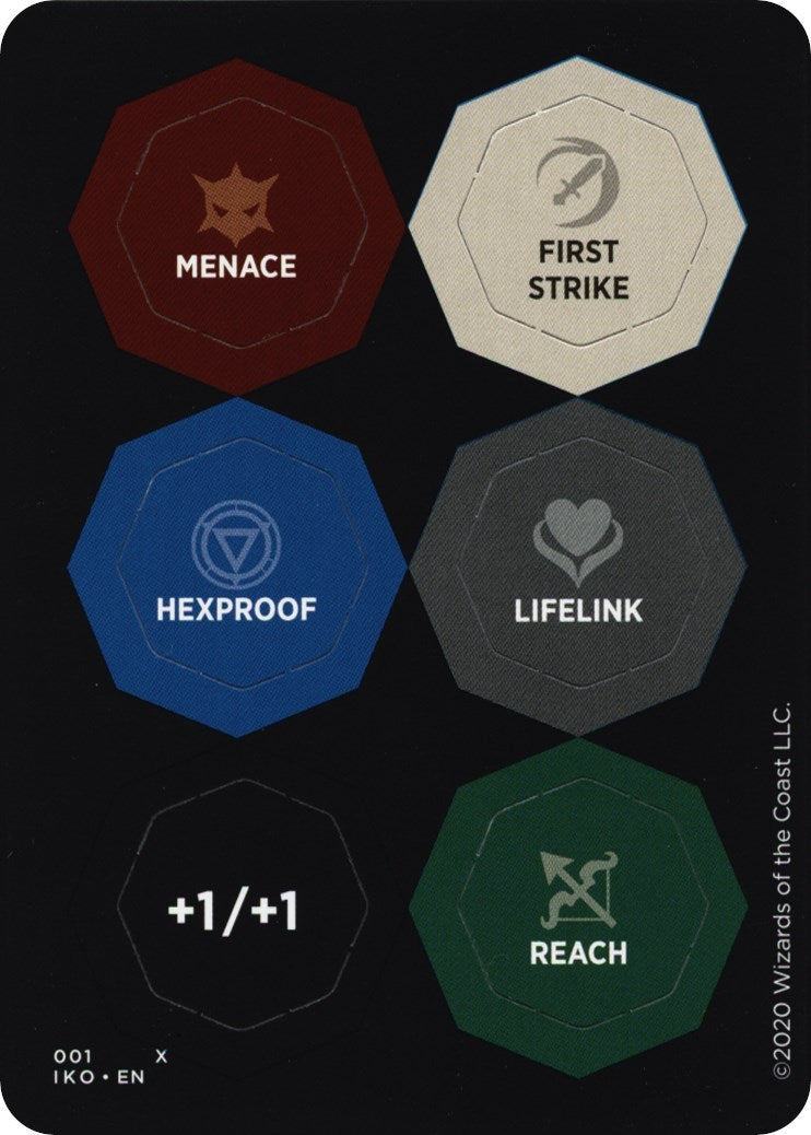 Punch Card Token (001 // 002) - Thick Stock (0) [IKO] - MTG Single