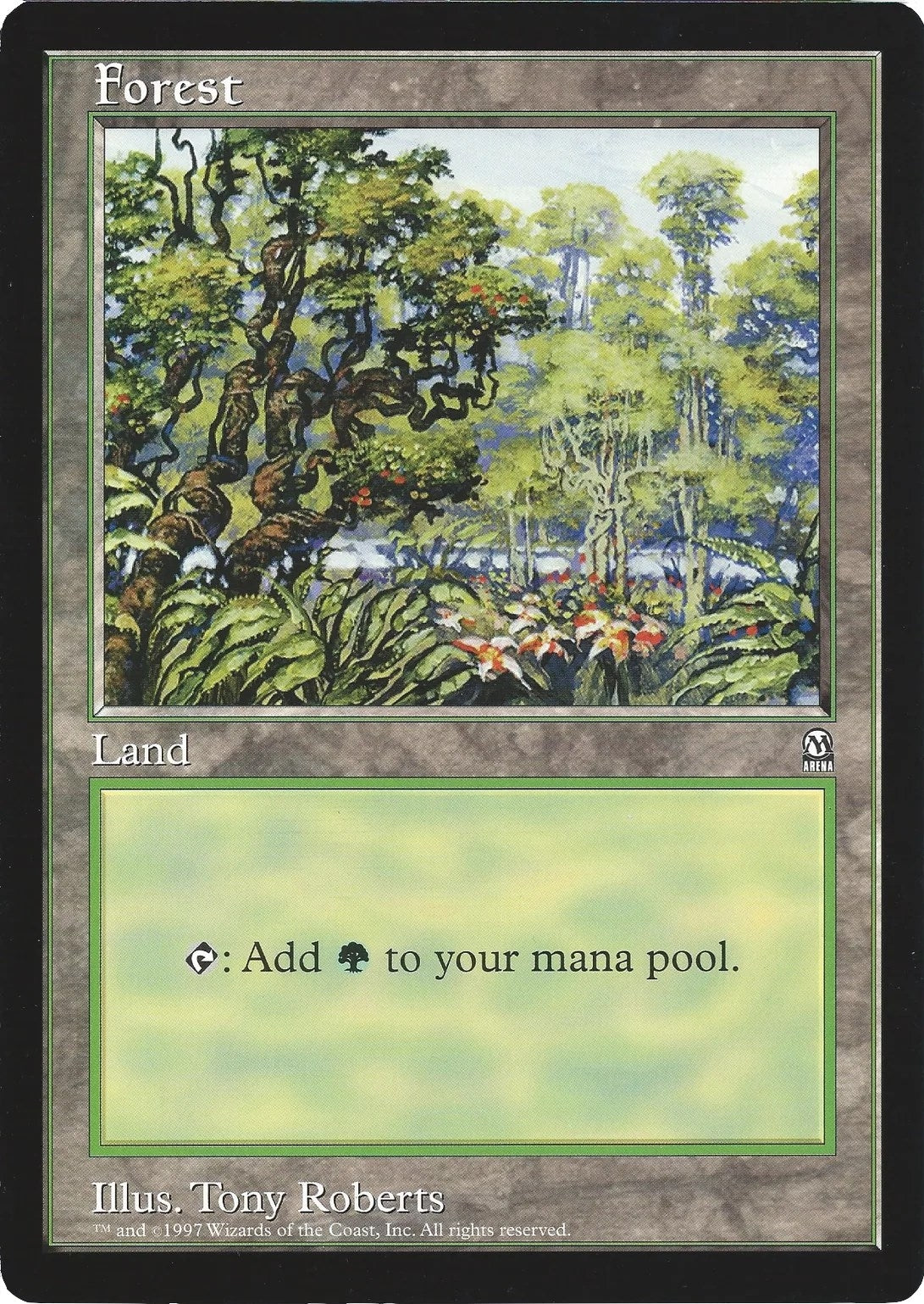 Forest (Arena League) [OVER] - MTG Single