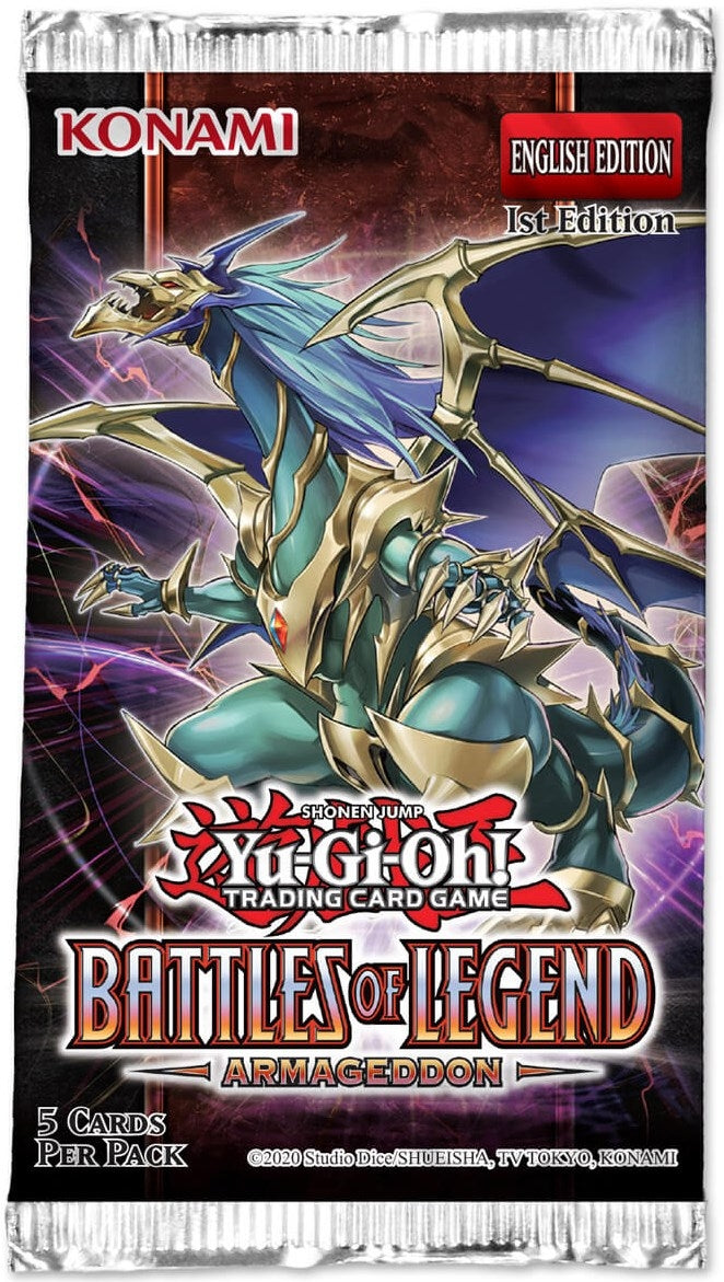 Battles of Legend: Armageddon Booster Pack [1st Edition] (BLAR) - YuGiOh Sealed