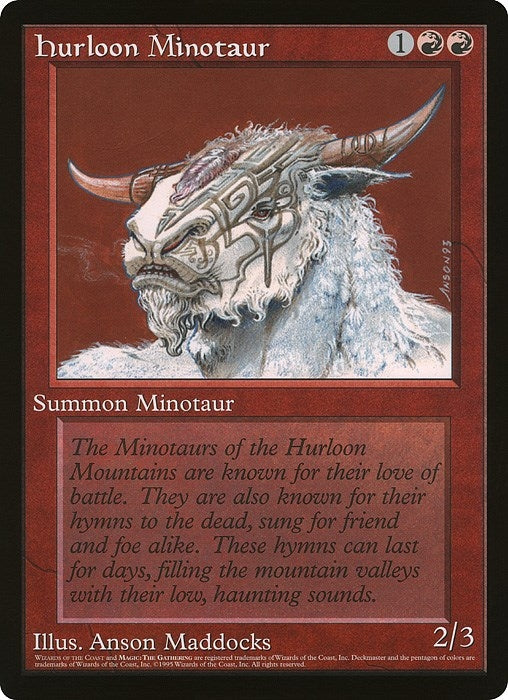 Hurloon Minotaur (Wizards of the Coast Caravan Tours) [OVER] - MTG Single