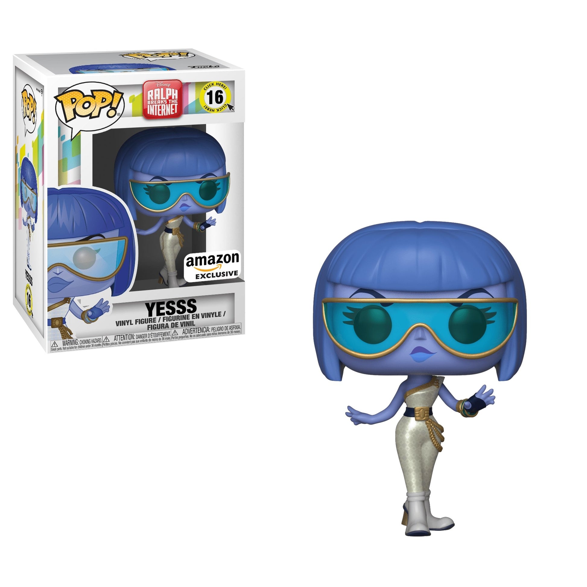 Wreck-It Ralph 2: Ralph Breaks the Internet: Yesss (Amazon US Exclusive) (16) [POP!] - Funko Sealed