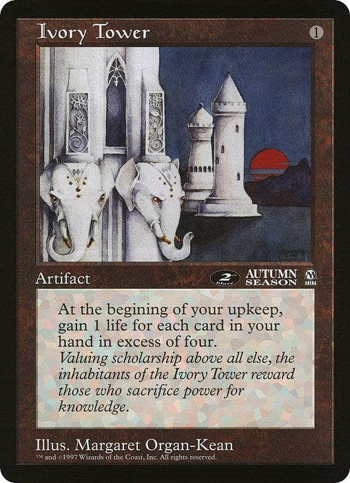 Ivory Tower (2nd Place) (Arena League) [OVER] - MTG Single