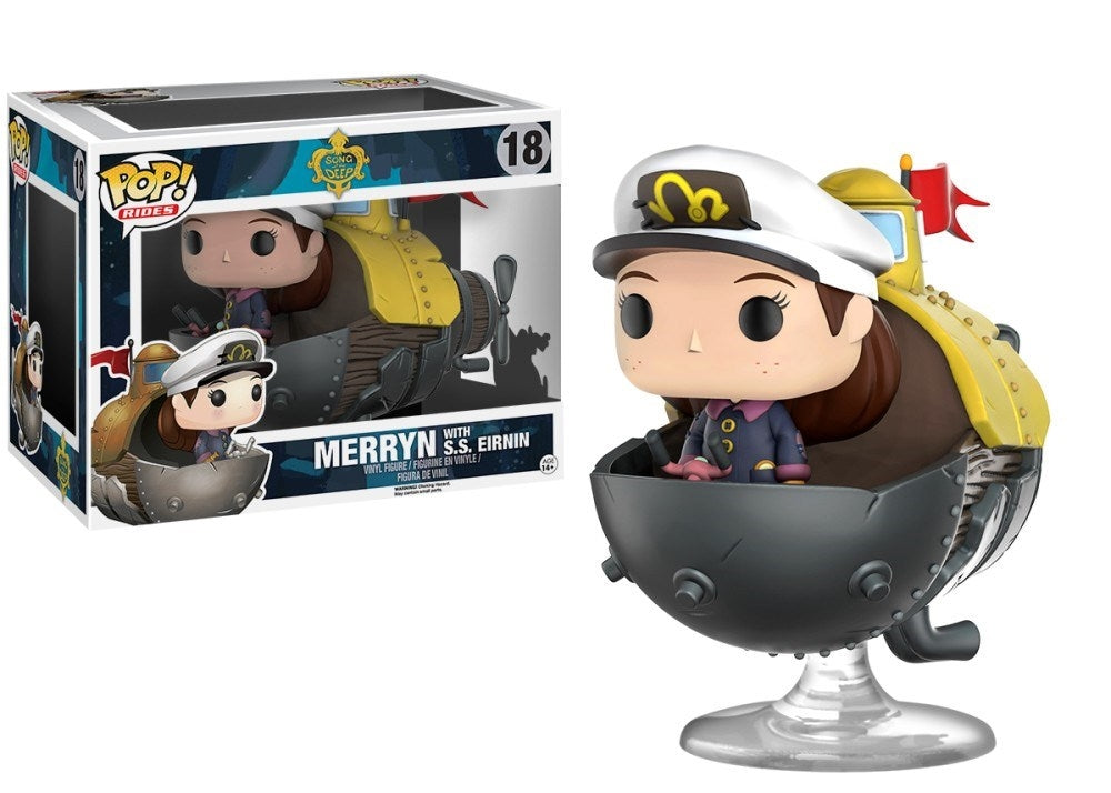 Song of the Deep: Merryn with S.S.Eirnin (GameStop Exclusive) (18) [POP!] - Funko Sealed