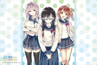 Bushiroad Rubber Mat Collection Vol.539: Ore wo Suki nano wa Omae dake kayo - Pansy Himawari & Cosmos (539) - Playmats