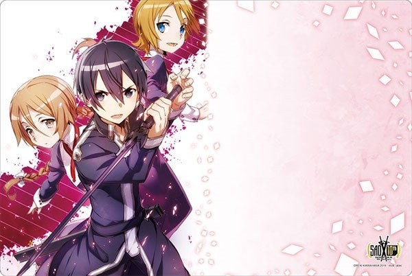 Bushiroad Rubber Mat Collection Vol.538: Sword Art Online 10th Anniversary - Alicization Rising Kirito & Fizel & Linel