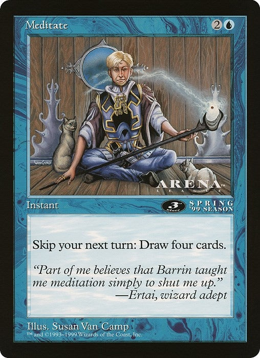Meditate (3rd Place) (Arena League) [OVER] - MTG Single