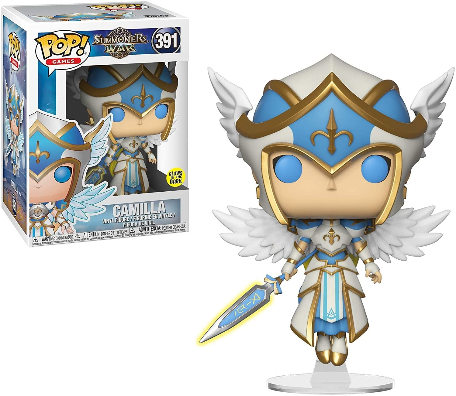 Summoners War: Camilla (Glow in the Dark) (391) [POP!] - Funko Sealed