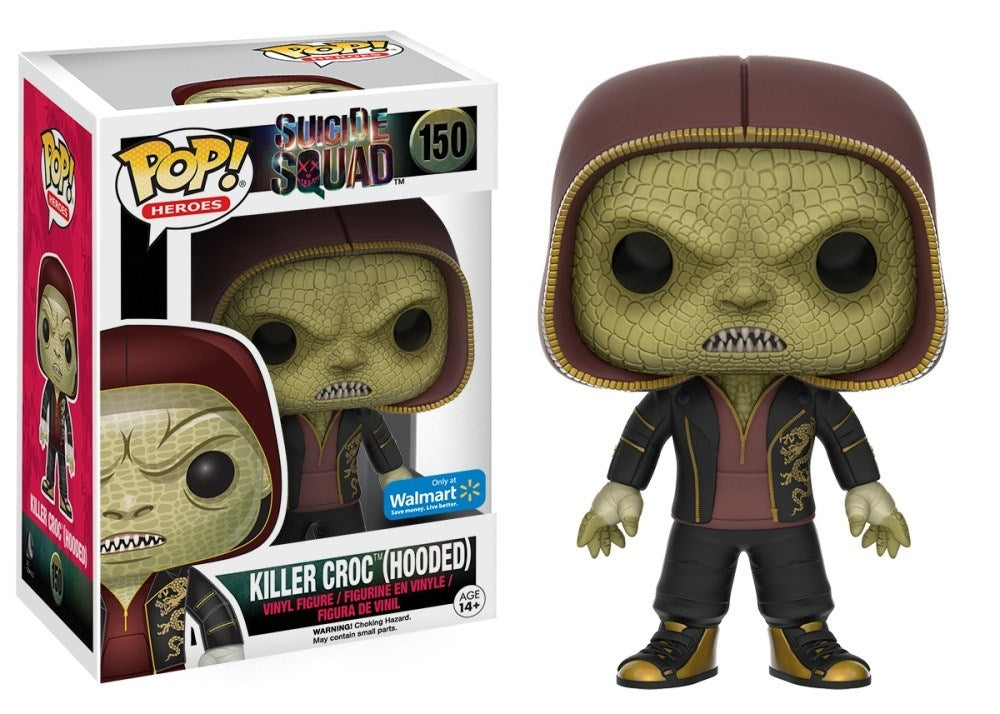 Suicide Squad (2016): Killer Croc (Hooded) (Walmart Exclusive) (150) [POP!] - Funko Sealed