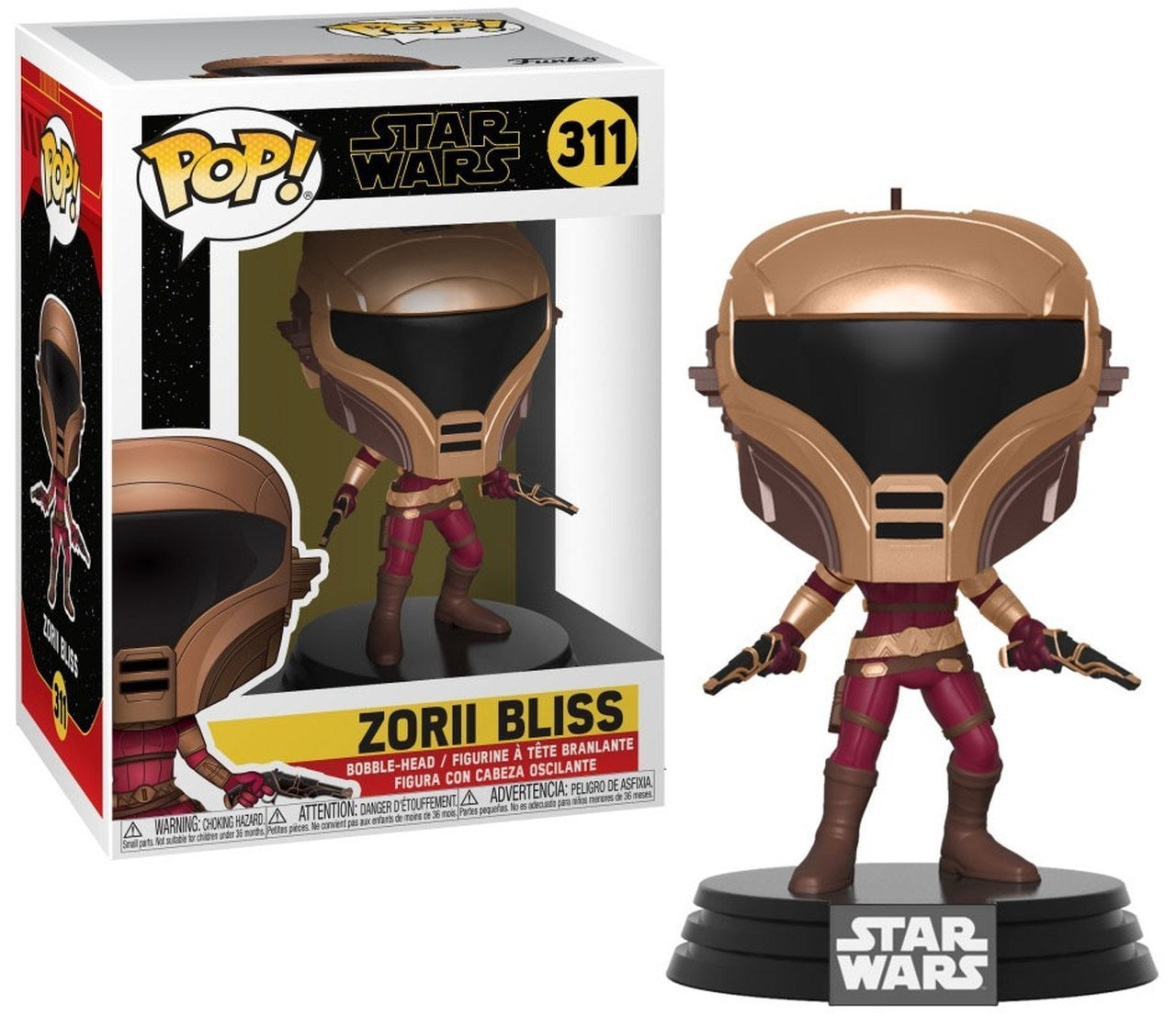 Star Wars: The Rise of Skywalker: Zorii Bliss (Bobble-Head) (311) [POP!] - Funko Sealed
