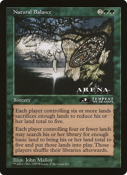 Natural Balance (3rd Place) (Arena League) [OVER] - MTG Single