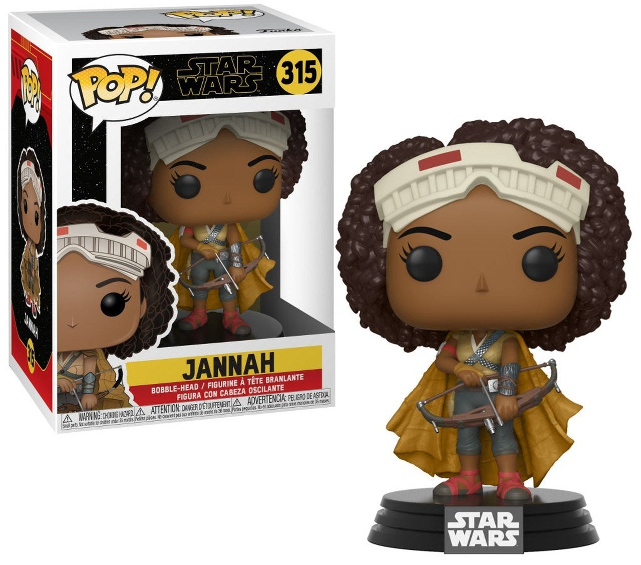 Star Wars: The Rise of Skywalker: Jannah (Bobble-Head) (315) [POP!] - Funko Sealed